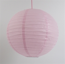 Ricepaper lamp shade 40 cm. Pale pink